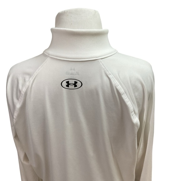 Under Armour Women's Size XL Heatgear 1/4 Zip Shirt w. Pockets Long Sleeve - Picture 6 of 7